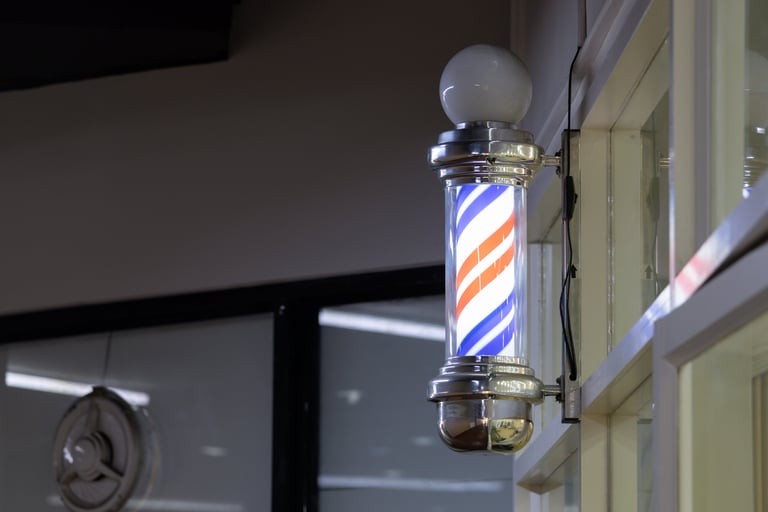 Barber shop exterior